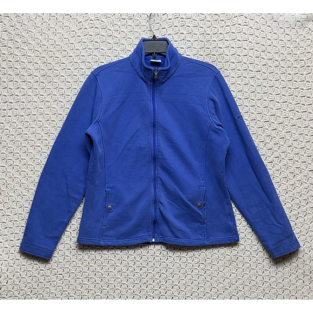 Columbia Jacket Womens Size Large Blue Full Zip Long Sleeve Casual‎ Outdoor